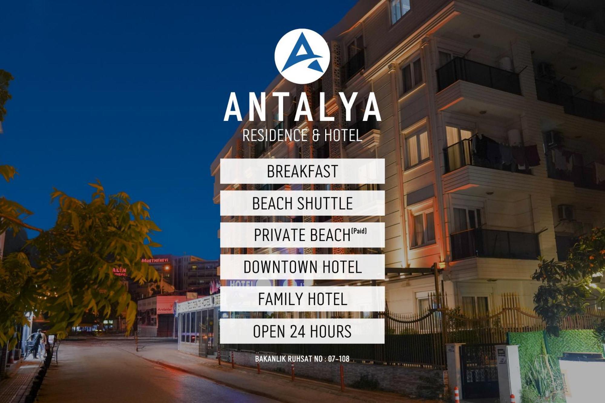 Antalya Residence Hotel Exterior foto